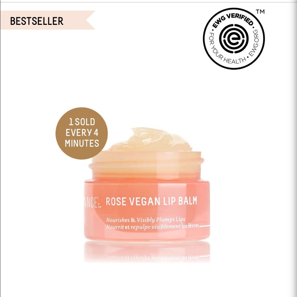 Biossance rose lip balm